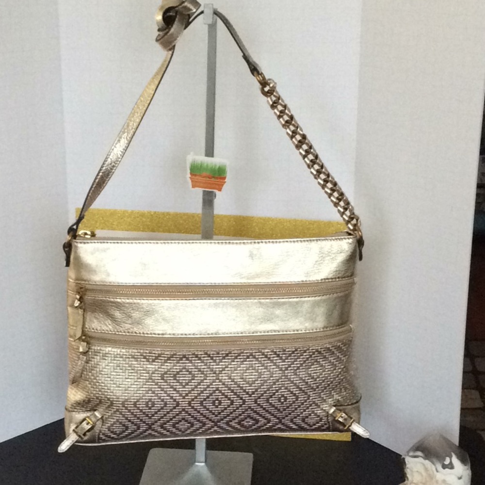 Elliott Lucca Leather Crossbody Handbag